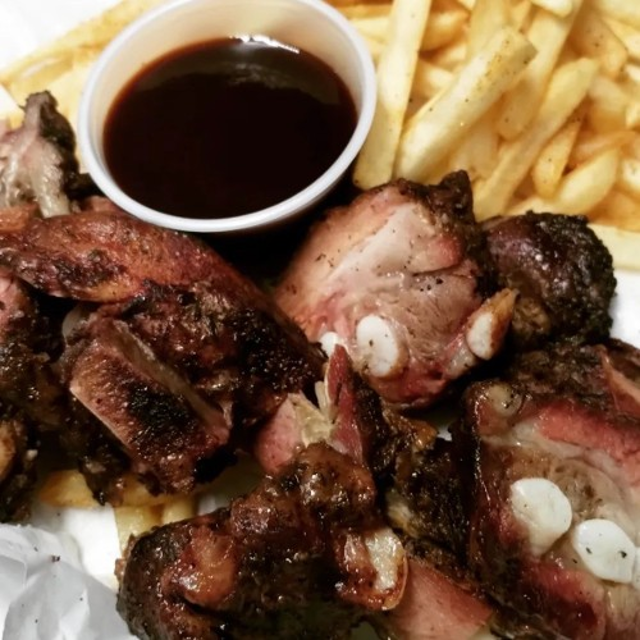 Smoked Rib Tips.